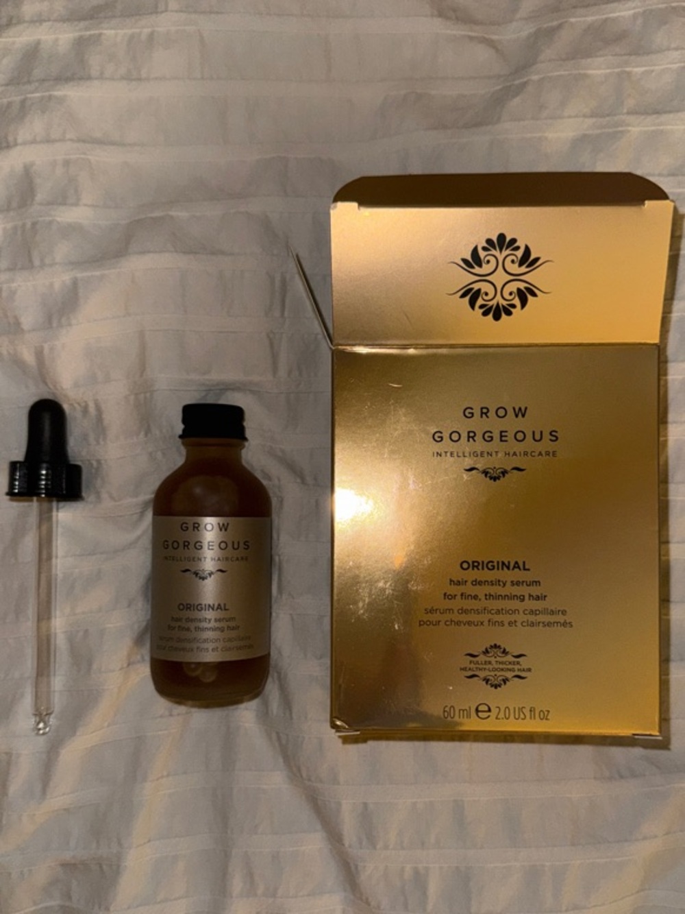 Grow Gorgeous Original Hair Density Serum - Gold Bottle & Dropper
